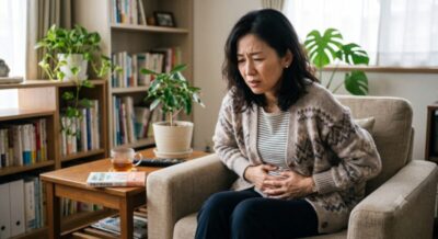 お腹にガスが溜まって苦しい、静かな場所が怖い…「ガス型IBS」のメカニズムと対策【消化器内科専門医監修】のアイキャッチ画像
