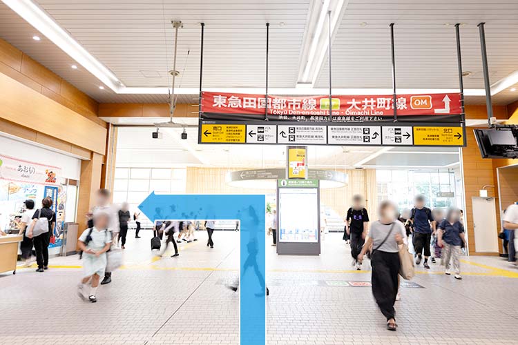 JR武蔵溝ノ口駅からのルート