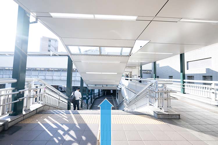 JR武蔵溝ノ口駅からのルート
